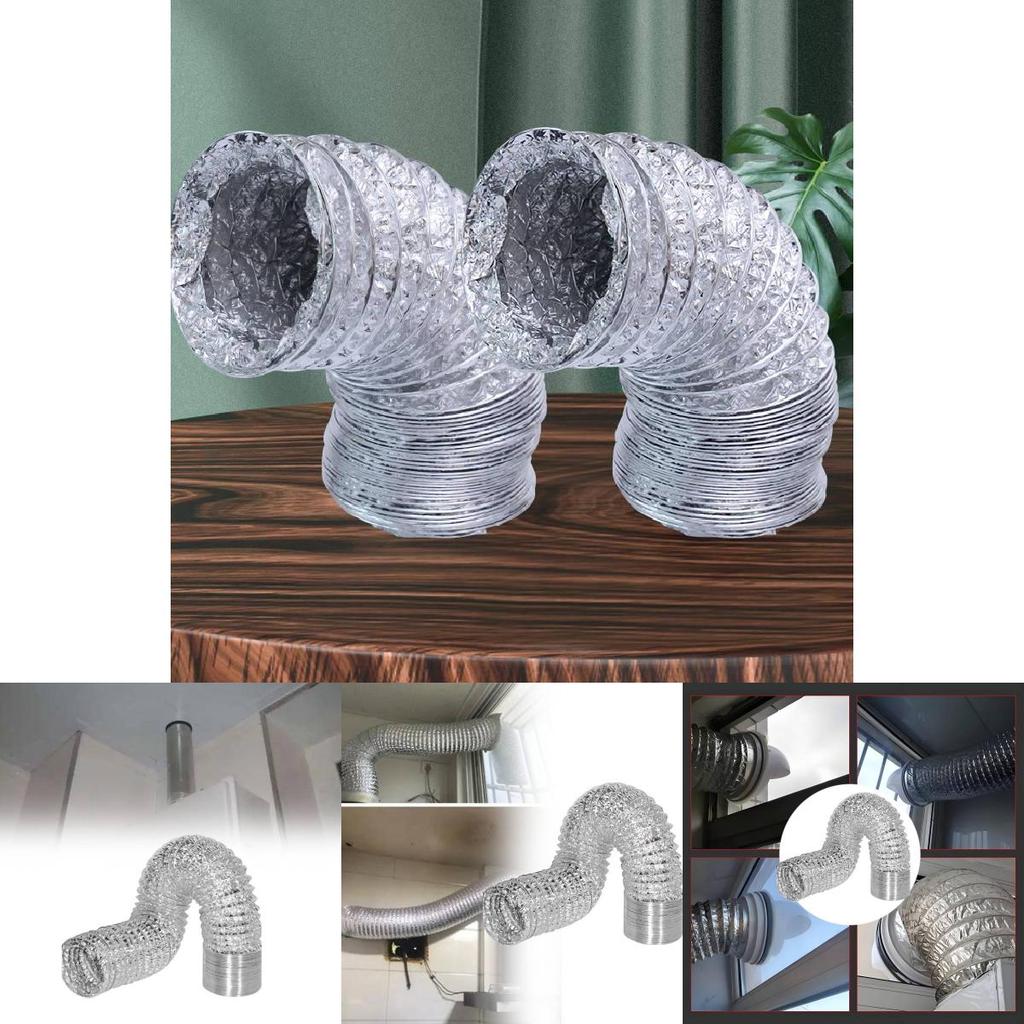 Všestranné roztažitelné hliníkové potrubí pro odsávací ventilátory s vysokou flexibilitou a tepelnou odolností