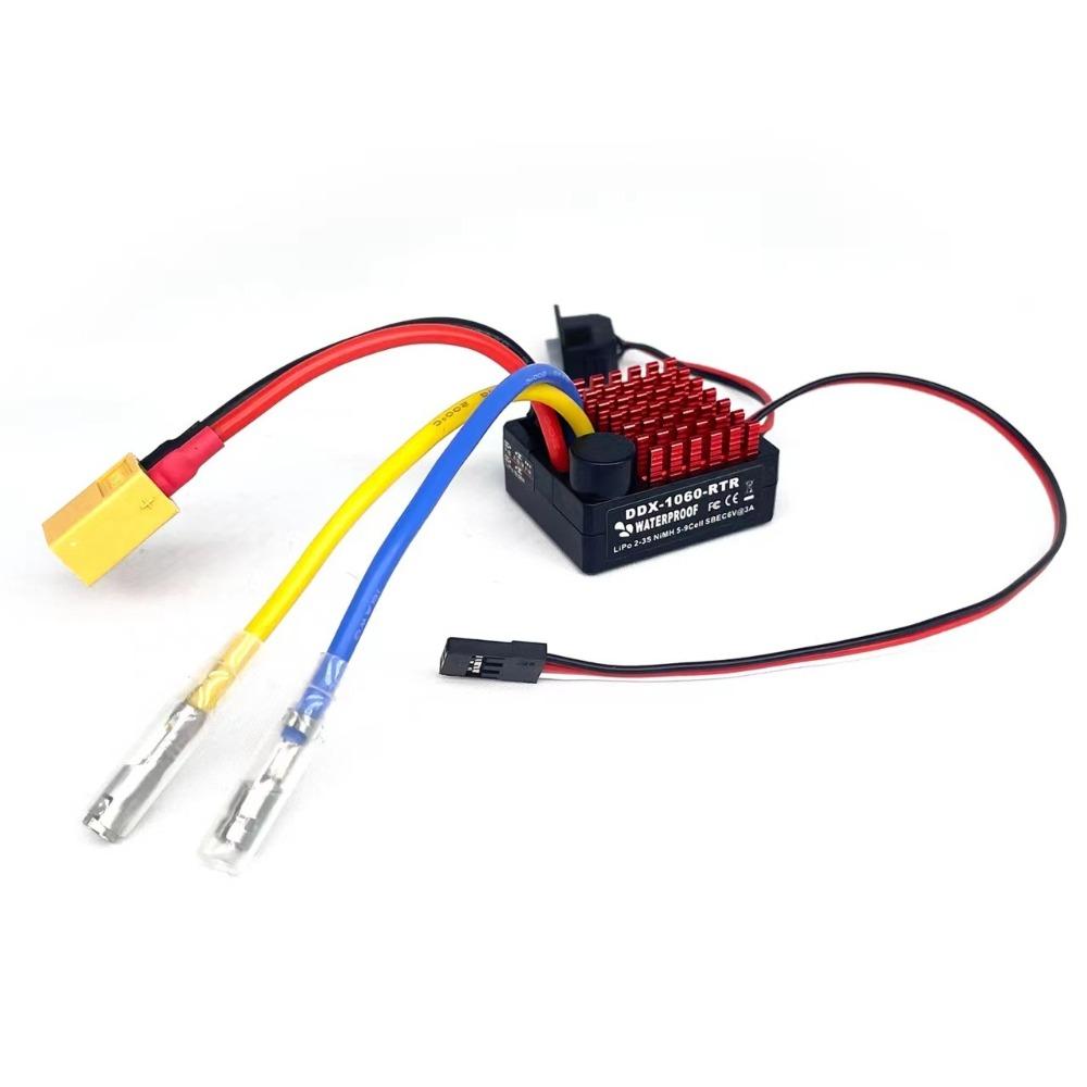 1060 RTR 60A ESC Brushed Motor 2-3S LiPo RC Car Accessories for 1/10 Axial SCX10 TRX4 TRX6 D90 HPI