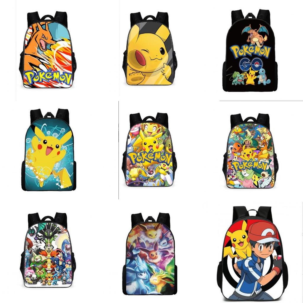 Character Print Cute Children Student Bag With Breathable Fabric Oxford