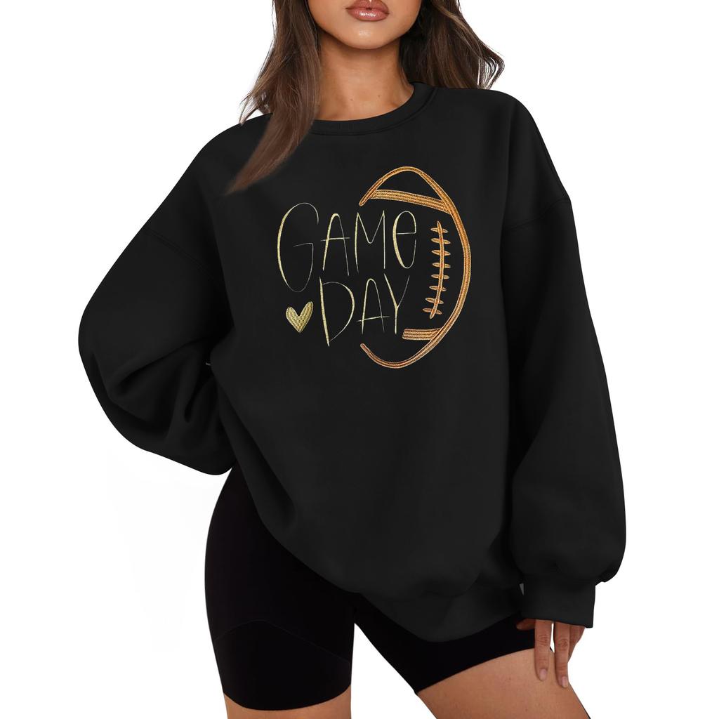 Women's  Sweatshirt Fall Vintage Graphic Long Sleeve Pullover Sweatshirt