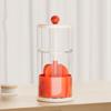 Large Capacity Automatic Lifting Makeup Brush Holder Plastic Makeup Brush Organizer  Tabletop