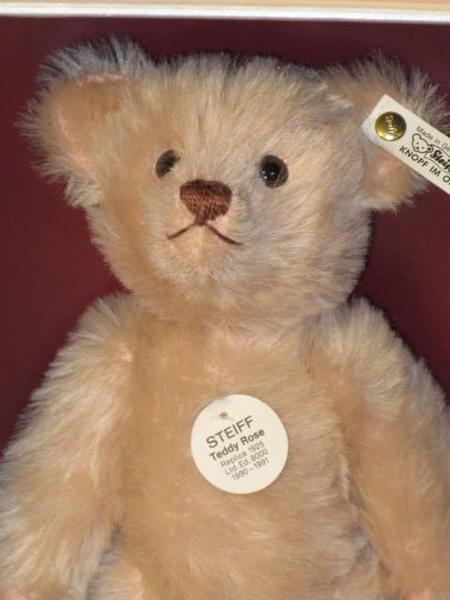 Steiff Limited 1925 Teddy Rose 1990 Edition "Replica 25cm"