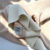 Women's College-Style Color-Block Cashmere Sweater, Loose Fit, Badge Detail, Round Neck, Long Sleeve - H Family New Arrival