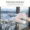8-hole Portable Buckle Clothes Drying Rack Artifact Windowsill Balcony Hanging Clothes Drying Window Portable Travel Wardrobe