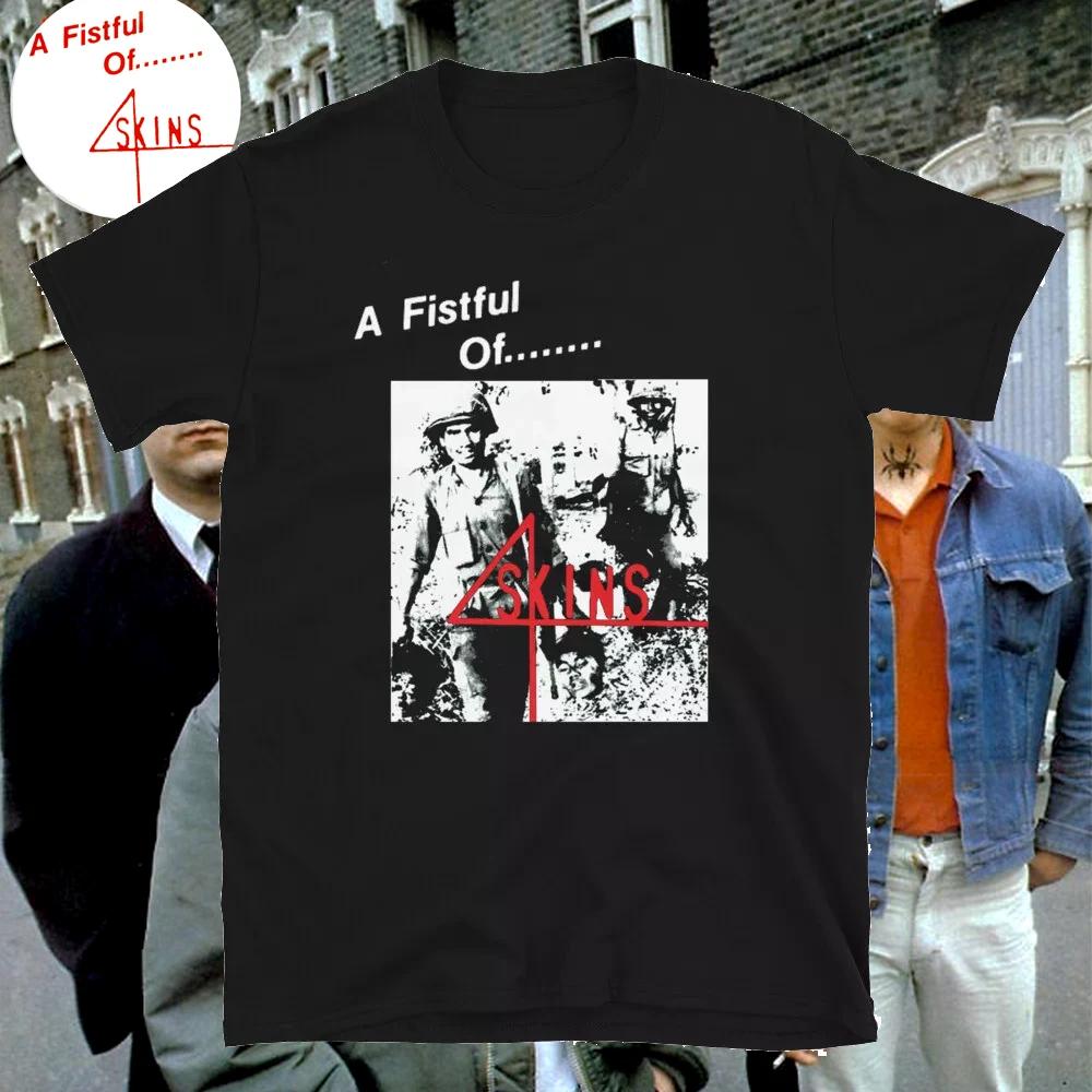 THE 4SKINS - Fistful of 4Skins T-Shirt 1983 British Oi Skinhead UK XL