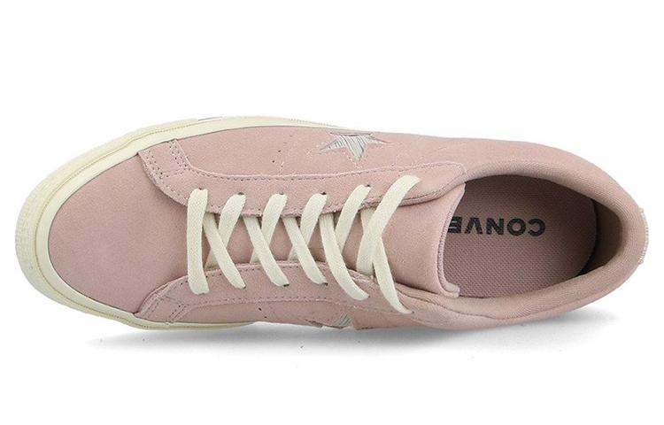 Converse One Star Leather Slip Resistant, Abrasion Resistant, Lightweight Low top Skateboard Shoes Women's Pink 161539C