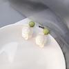2023 Stylish Geometric White Acrylic Earrings - Versatile and Chic Studs