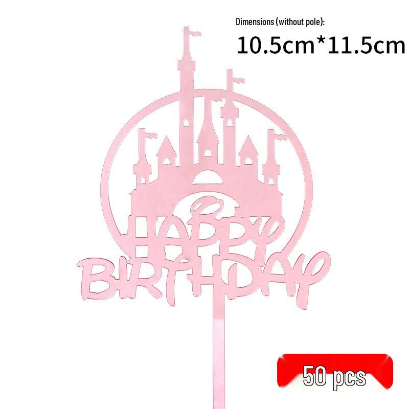 Princess and Prince Ferris Wheel Cake Topper for Birthday Decoration