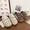 Velcro board shoes big head autumn new chic niche design bread shoes casual