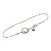Round Bead Knotted Bracelet Women's Niche Temperament Ins Cold Wind Rope Knot Bell Bracelet Jewelry