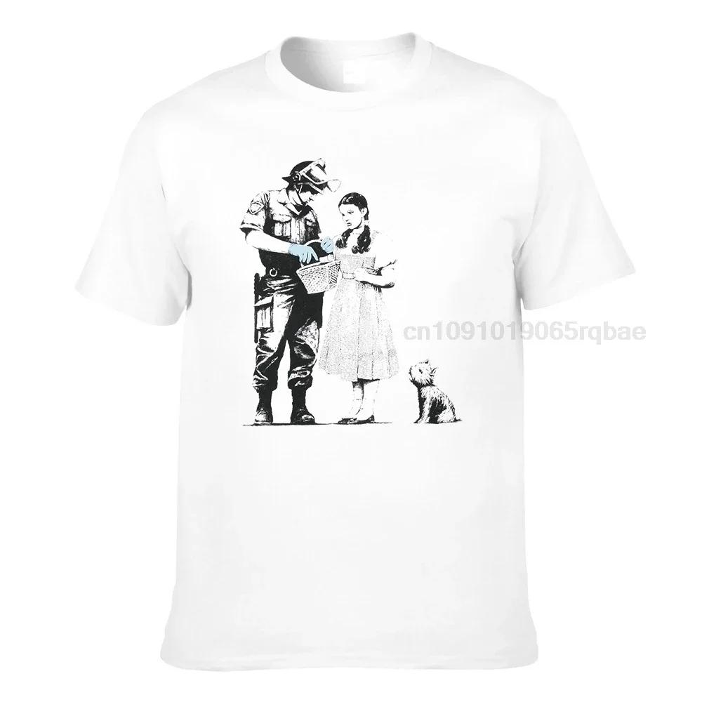 Banksy Dorothy From Oz Wizard Stop And Search Unisexs Ladies Tshirts Sizes Male Brand Teeshirt Unisex Summer Pure Cotton T Shirt