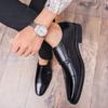 2025 Hot Men Shoes Leather Oxford Dress Shoes Comfortable Gentle Man's Stylish Business Formal Shoes Flats 38~48 Zapatos Hombre