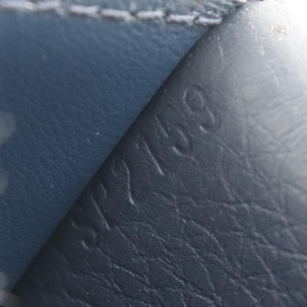 Louis Vuitton Portefeiulle Braza Purse M58818 Parnasea Océan Navy Blue Taurillon Clemence Mens Used