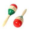Solid Hardwood Sand Hammer Wood Shaker Maracas Rattle Percussion Musical Instrument Educational Toy Hand Sand Hammer