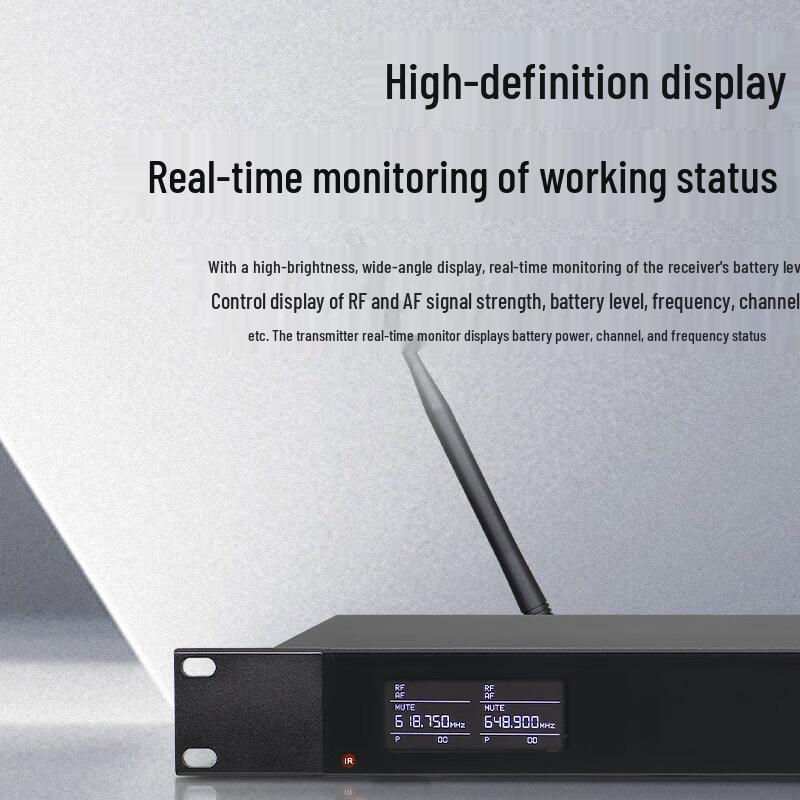 Huidu HD-X2 Professional Wireless Dual Gooseneck Microphone System (CN version)