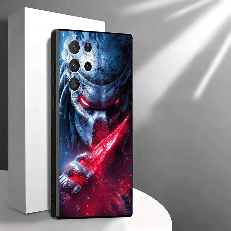 A-Alien Vs P-Predator Soft Phone Case for Samsung Galaxy S26 S25 Edge S24 Ultra S23 Plus S22 S21 FE S20 Black Cover Back Shell