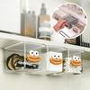 Pull-Out Drawer Style Storage Box PP Makeup Cotton Organizer New Storage Shelf  Desktop Storage