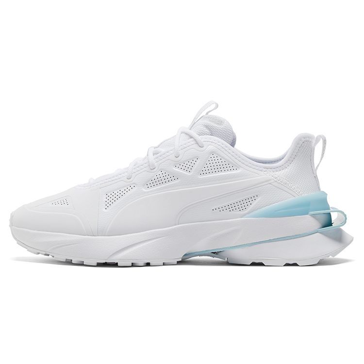 Puma Pwrframe Op-1 B&W Fabric Synthetic Leather Sport Minimalist Low-Top Lifestyle Casual Shoes Unisex sneaker White 383193-02