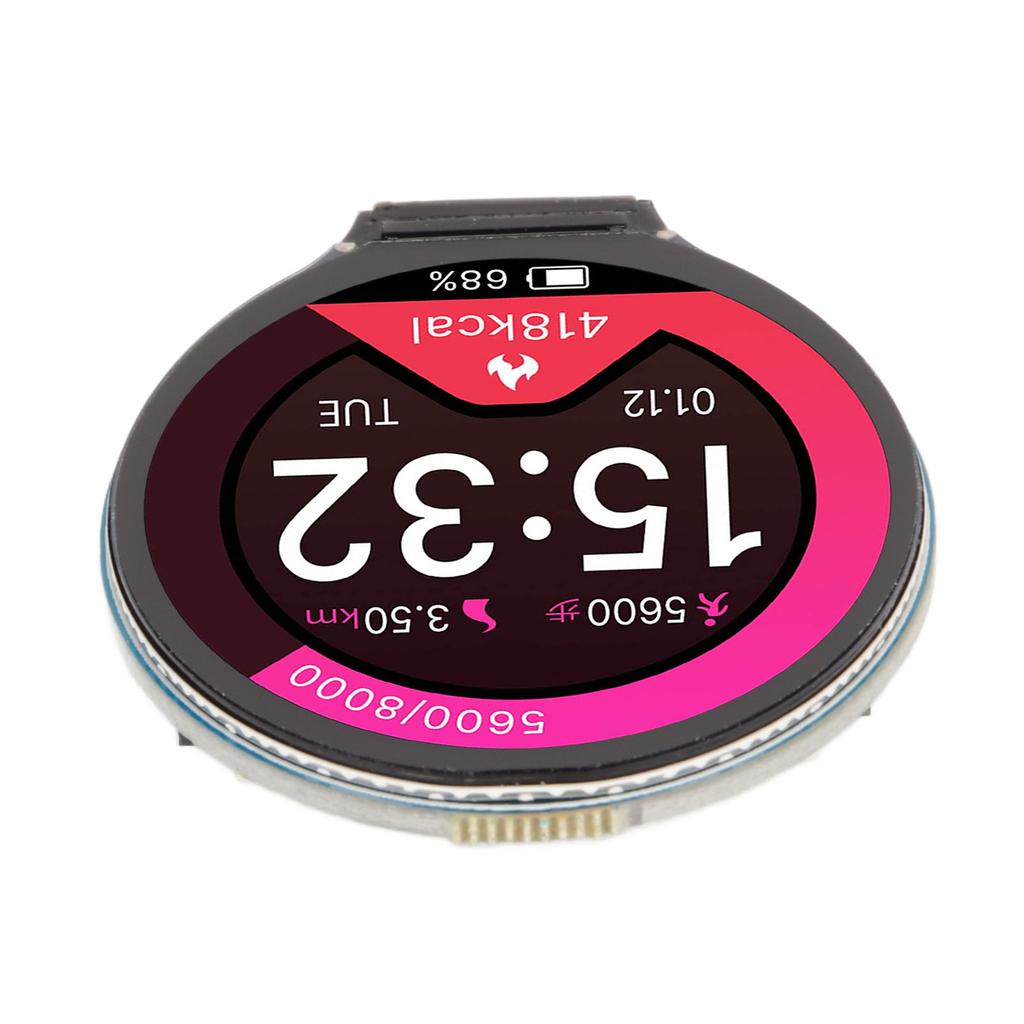 RP2040 MCU Board 1.28in LCD RP2040 Chip 133MHz 264KB SRAM 4MB Flash Round LCD Module for RasPi Pico DIY Replacement