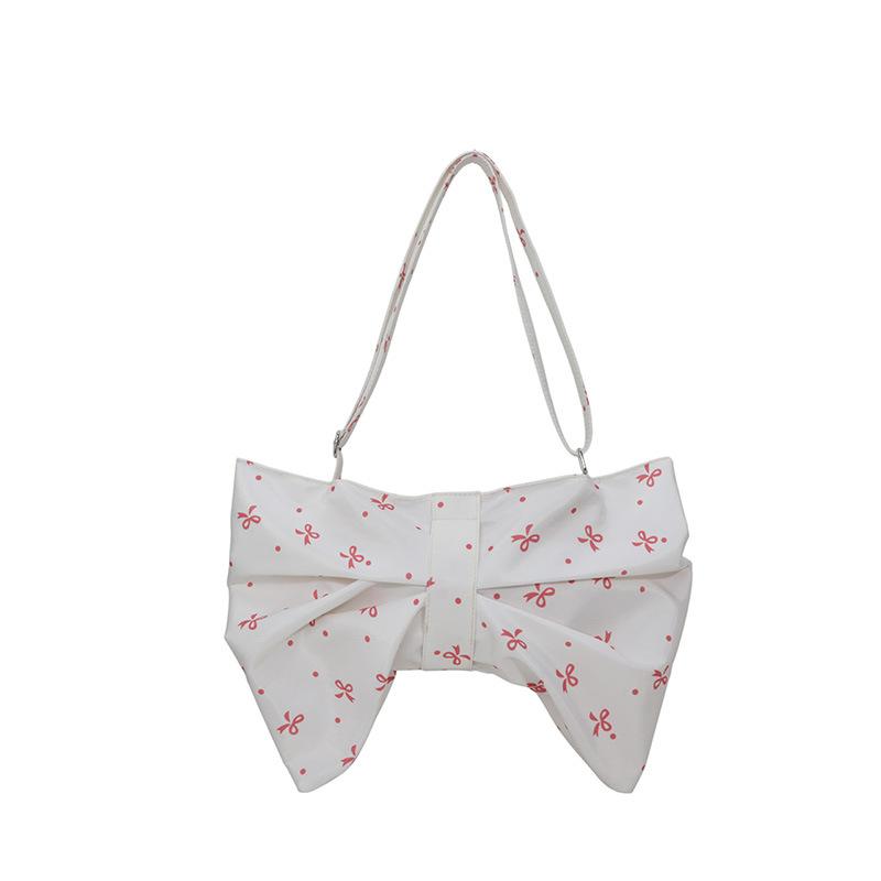 Cute Cherry Underarm Bag Summer New 2025 Fresh Literary Versatile Shoulder Bag Personalized Bow Messenger Bag