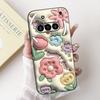 For Nothing Phone 3A Case A059 Cover Fashion Flower Soft Silicone Black Shockproof Cover On Nothing Phone3A 3 A 3APro A059P Capa