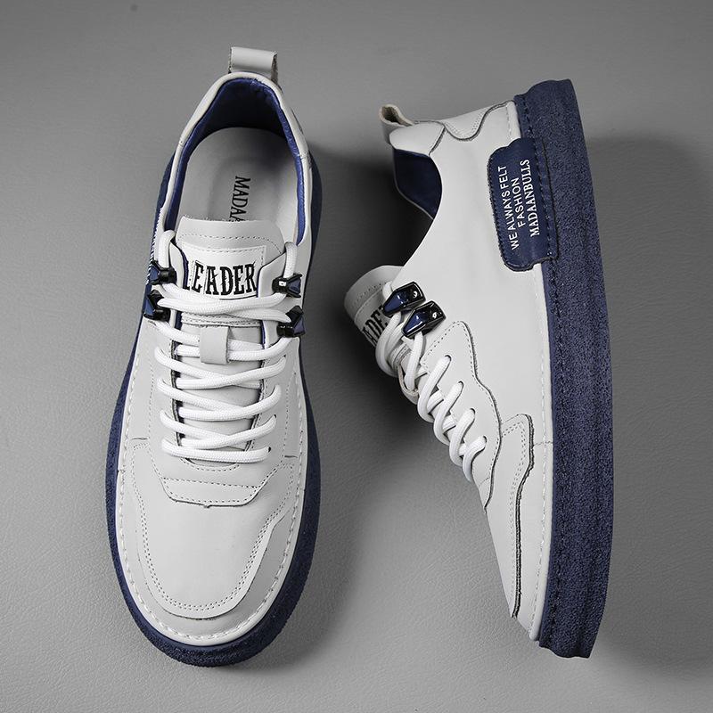 Casual Shoes for Men Comfortable Non-slip Men Sneakers Designer High Quality Leather Shoes Fashion Non-slip Men Vulcanized Shoes