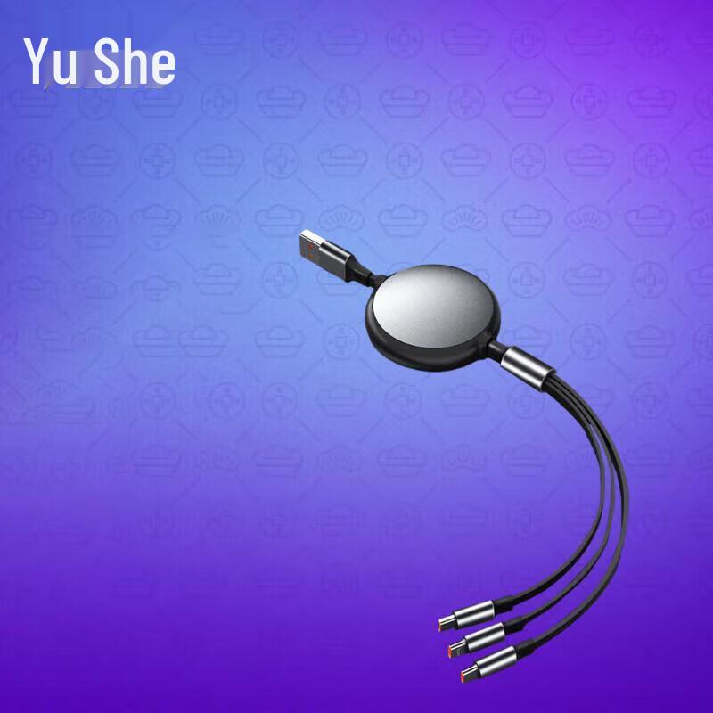 

LEISE LS-LGXPD01 100W 3-in-1 Retractable Fast Charging Cable