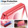 Samsung Galaxy Z Flip 8 Protective Case with Hinge Cover Raised Camera and Screen Edges-pink
