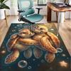 Underwater Two Sea Turtles Office Rug Chair Mat, Entryway Carpet, Suitable for Front Door, Bedroom, Living Room, Desk, Holiday Gift