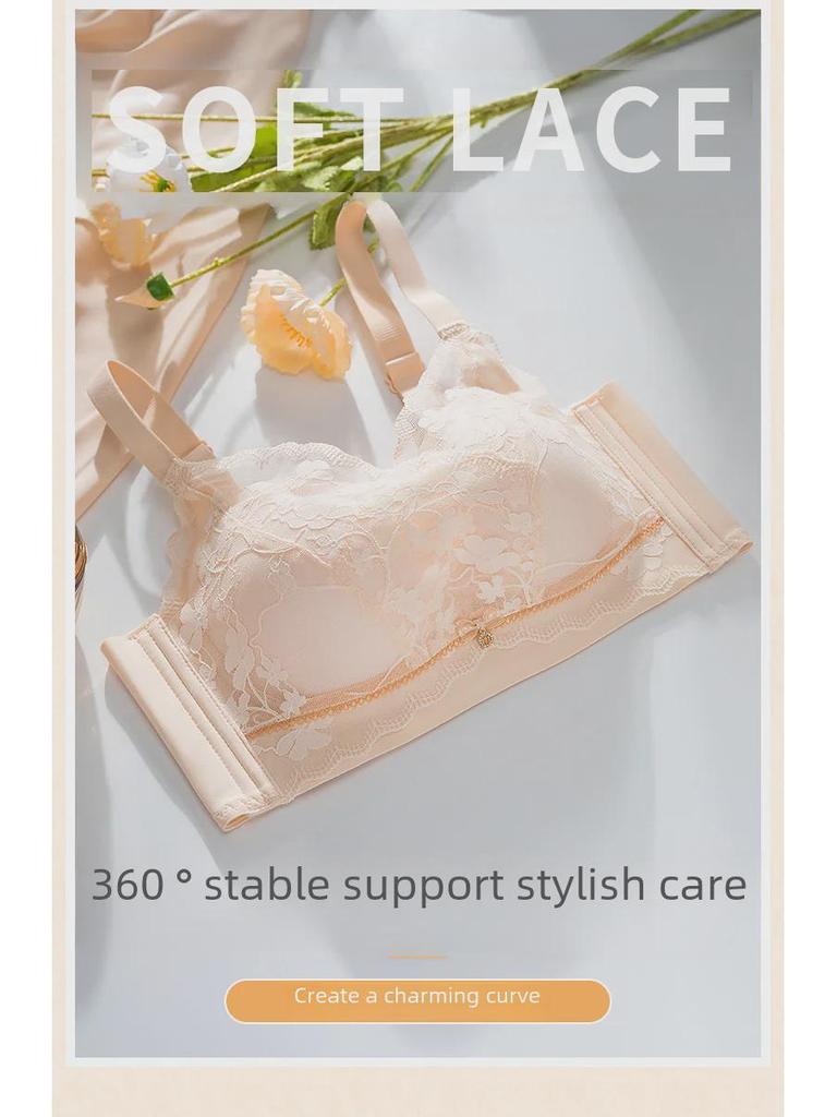 Sutiã acolchoado extra grosso de 5 cm, sem fio, anti-flacidez, levanta e sustenta, ajustável