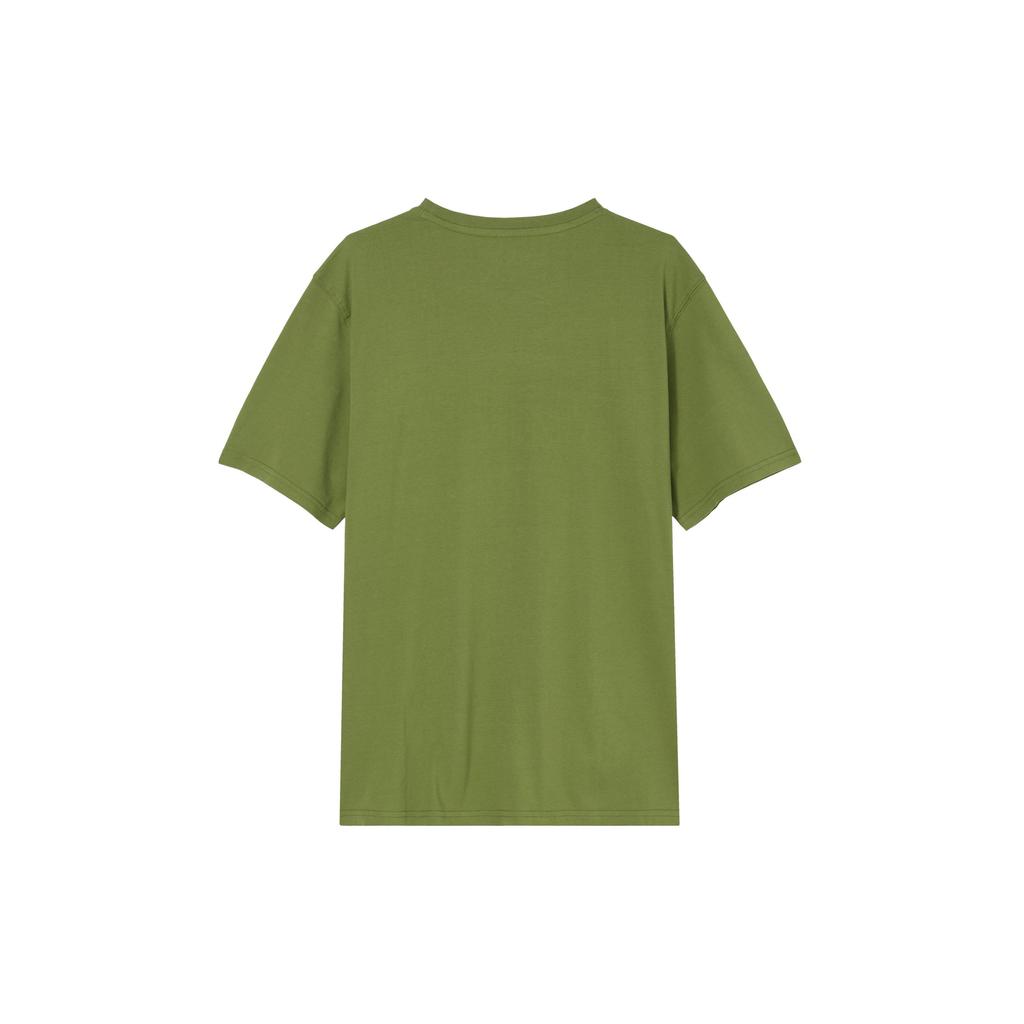 Timberland Letter Number Embroidered Loose Fit Crew Neck Short Sleeve T-Shirt Men Tops Avocado-Green A6QVV-V46