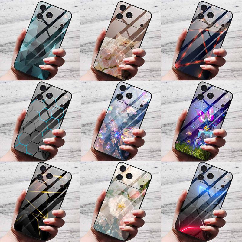 Butterfly Case For iPhone 17 Pro Plus Capa 17 Pro Max iPhone17 Air Bumper Luxury Tempered Glass Hard Back Cover Cute Fund Shell