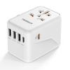 Tessan International Power Outlet Conversion 45W Fast Worldwide with 3 and 2 Compatible with and More Plug, Charging, Compatible, Multi-Conversion