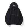 Essentials Streetwear Oversized Hoodie Couples - Reflective 3D Letter Print Lightweight Cotton Unisex Loose Fit