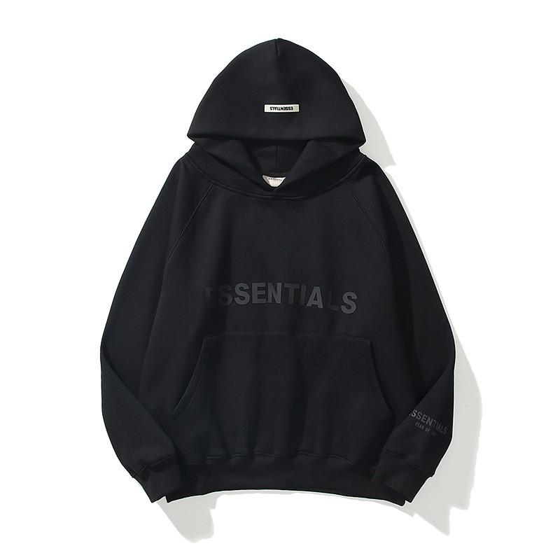 Essentials Streetwear Lielizmēra Hūdijs Pāriem -