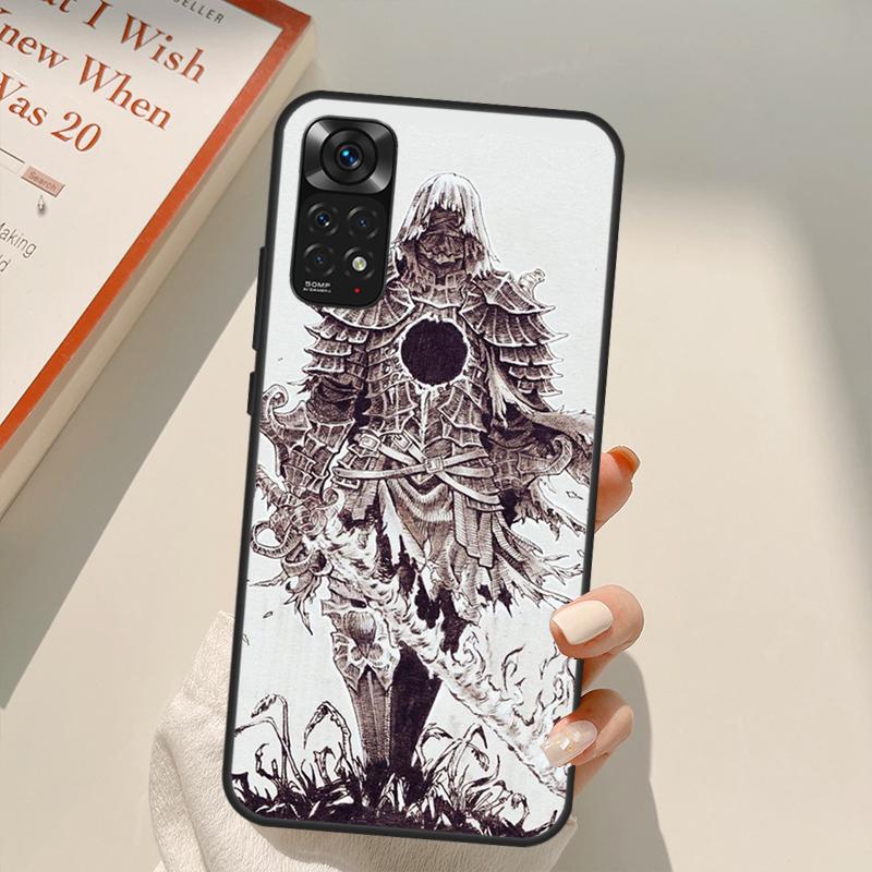 Game Dark Souls Case For Xiaomi Redmi Note 11 10 Pro 8 9 9S 10S 11S 9A 9C 10A 10C K40 K50 Gaming Cover