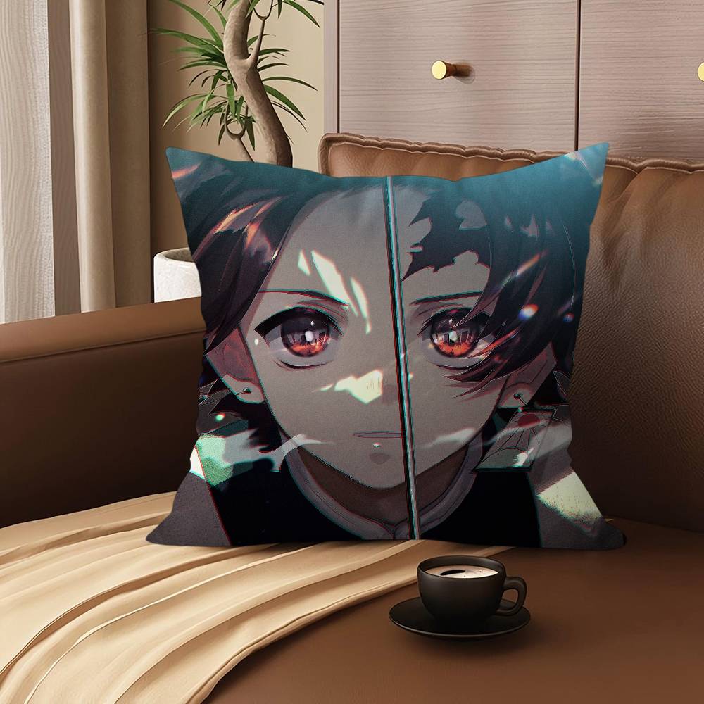 Kamado T-Tanjirou Kissenbezug Kissenbezug Polsterung Sofa Überwurfkissen Heimdeko Kissenbezug