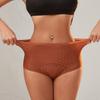Women's High-Waisted Breathable Period Briefs Elastic Leak-proof Panties