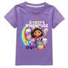 2026 T-shirt da Ragazza La Casa delle Bambole Divertente Tema Anime Estiva per Ragazzi Cotone Moda Cartone Animato Casual T-shirt Girocollo Manica Corta