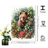 Retro Black Bear Mist Art Tin Sign 20x30cm Dramatic Wall Decor