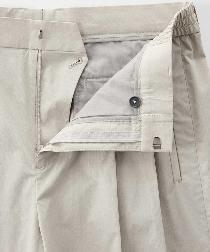 STCO Cotton Nylon Comfort Setup Pants_Light Beige (Wide Fit)_Sepvb71Wsf