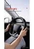 YZ Refresh Version Steering Wheel Cover for Tesla Model 3/Y - Winter White Decoration
