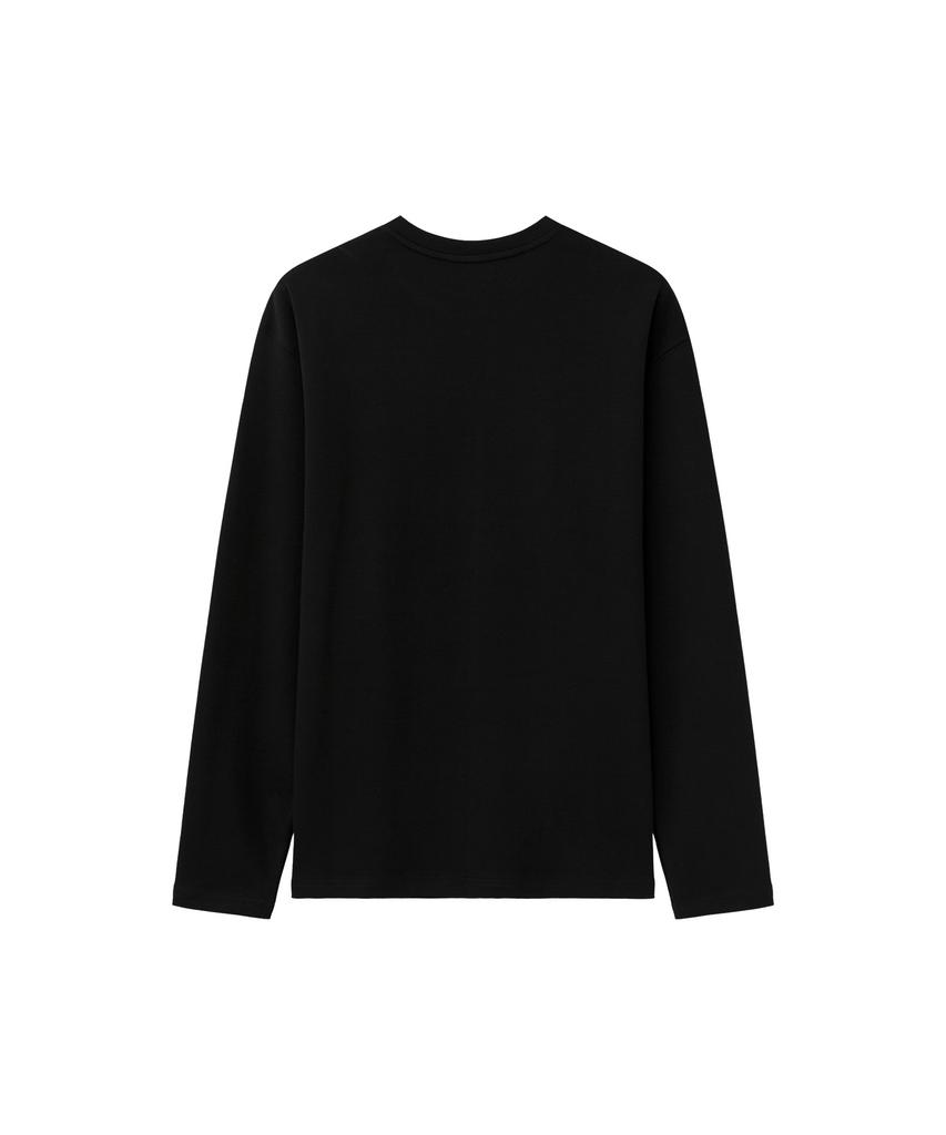 Chaebteoegseu Semi-Overfit Soft Long Sleeve (Black)