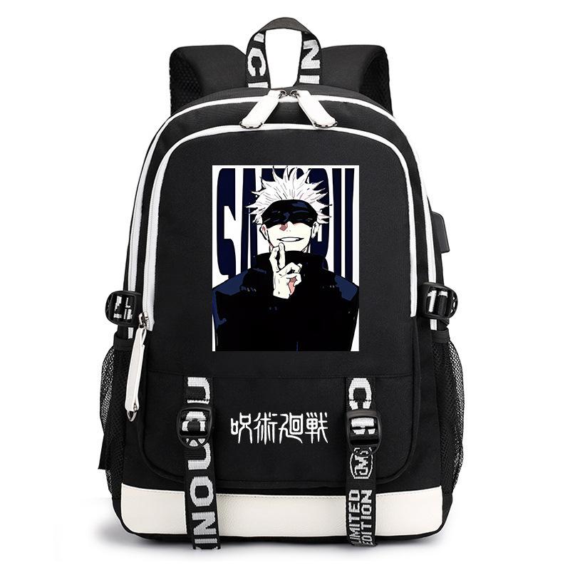 Day Mantra Return To War Anime School Bag Fashion Backpack Elementary School Students Large Capacity Backpack Burden Reduction Storage Bag