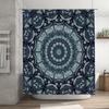 Mandala Shower Curtain Blue Green Grey Decorative Waterproof Fabric Bathroom Shower Panels Home Textiles Printing Shower Curtain