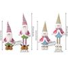 Colorful Santa Claus Snowman Retractable Doll Cute Merry Christmas Decoration  Home Decoration