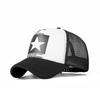 Hip Hop Five-pointed Star King Queen Letter Men Women Baseball Caps Mesh Sport Hats