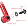 Aluminium-Zink-Zinklegierungs-Kabel und Hebel-Kit Ultraleicht V-Bremskörper-Set Fahrradbremsensatz Rennrad