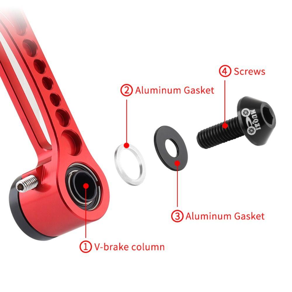 Aluminium-Zink-Zinklegierungs-Kabel und Hebel-Kit Ultraleicht V-Bremskörper-Set Fahrradbremsensatz Rennrad