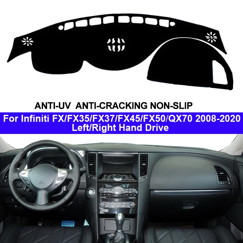 Copertura Cruscotto Interno Auto Per Infiniti FX FX35 FX37 FX45 FX50 QX70 2008 - 2020 Tappetino Protettore Console Dashmat 2019 2018